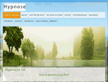 Tablet Screenshot of hypnose-friesland.de